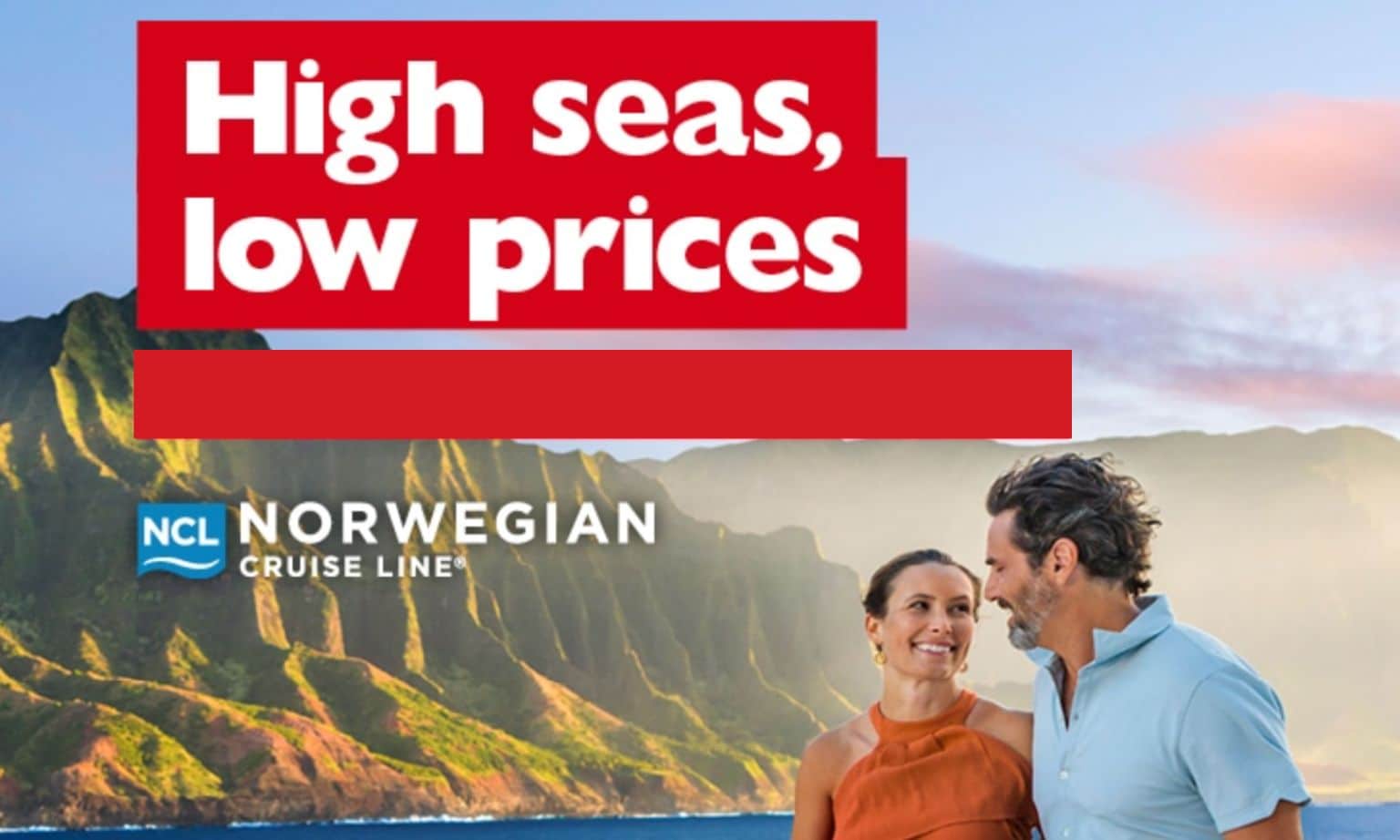 Cruise deal advertising