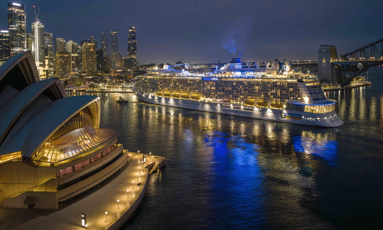 Royal Caribbean celebrates the debut of Anthem of the Seas in Sydney, Australia