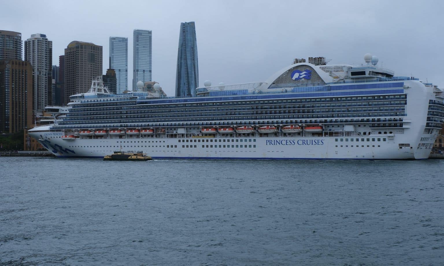 crown princess sailing