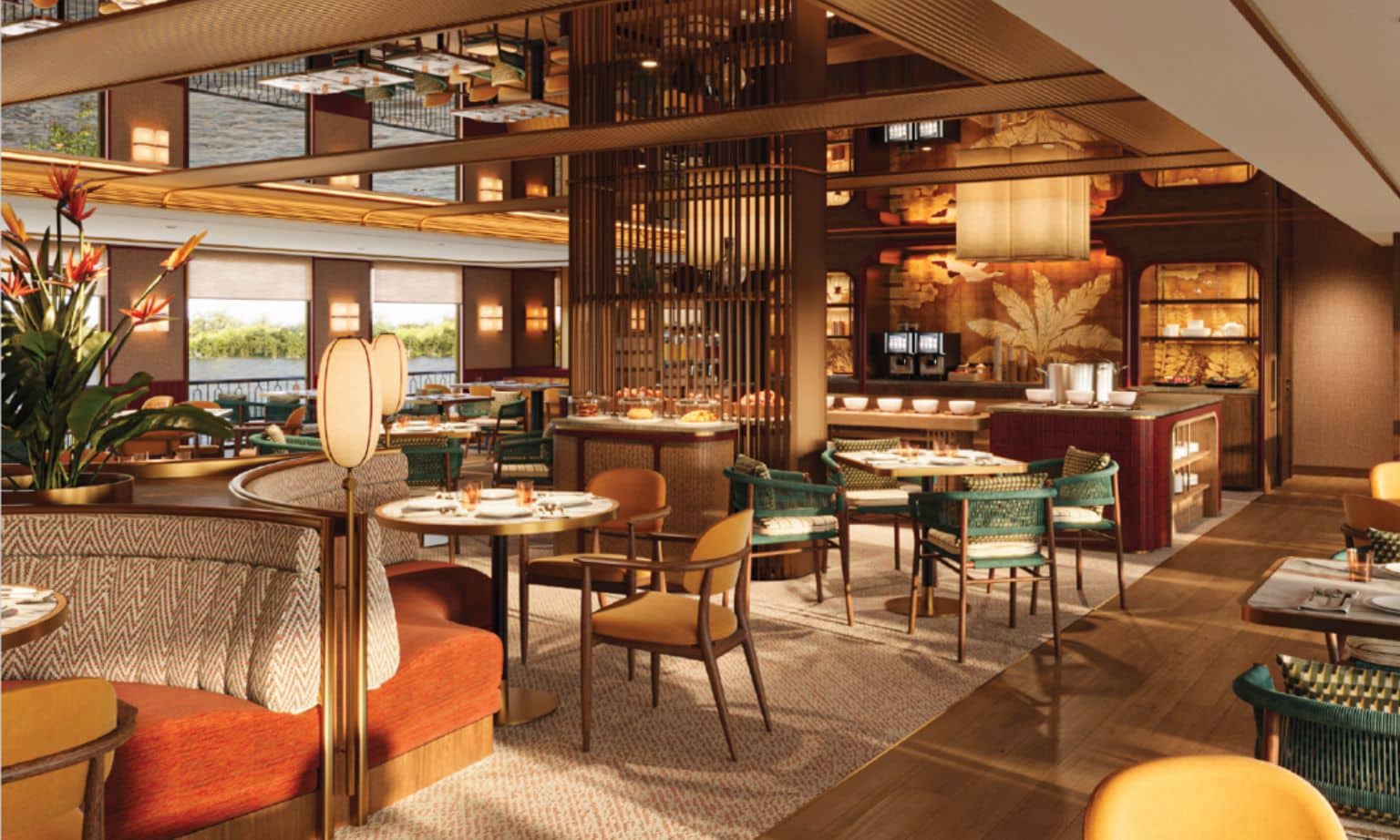 AmaMaya rendering of main restaurant