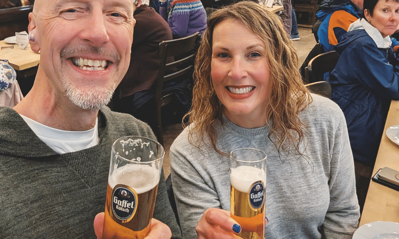 Kölsch beer at Gaffel in Cologne Kölsch beer at Gaffel in Cologne