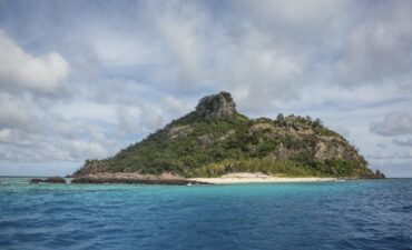 Zoomed out view of Monuriki Island