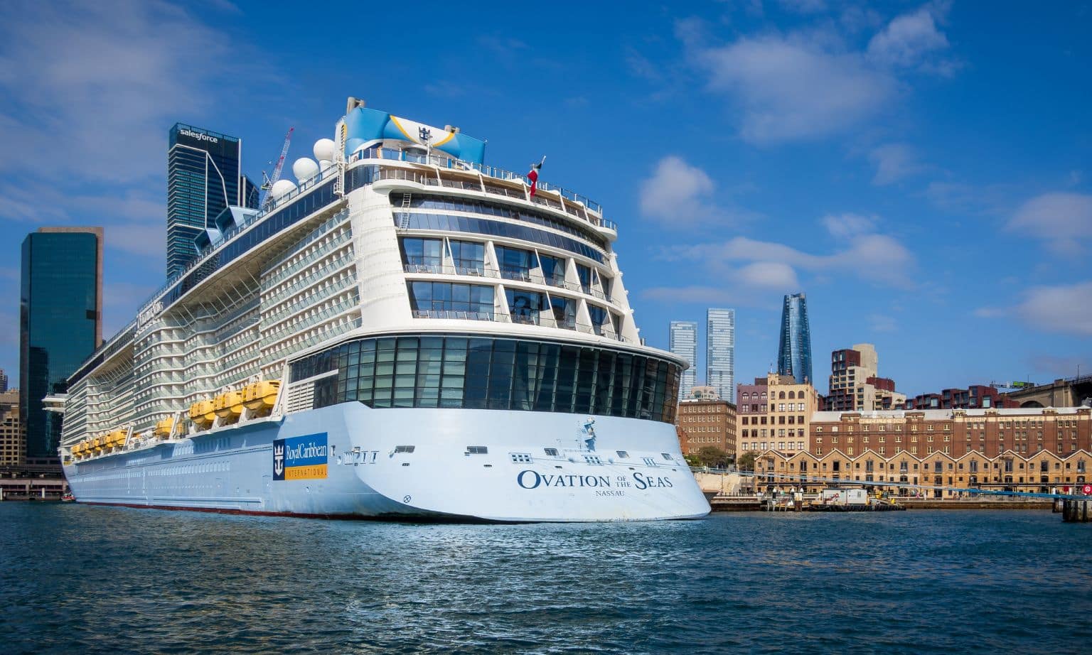 ovation of the seas sailing in australia