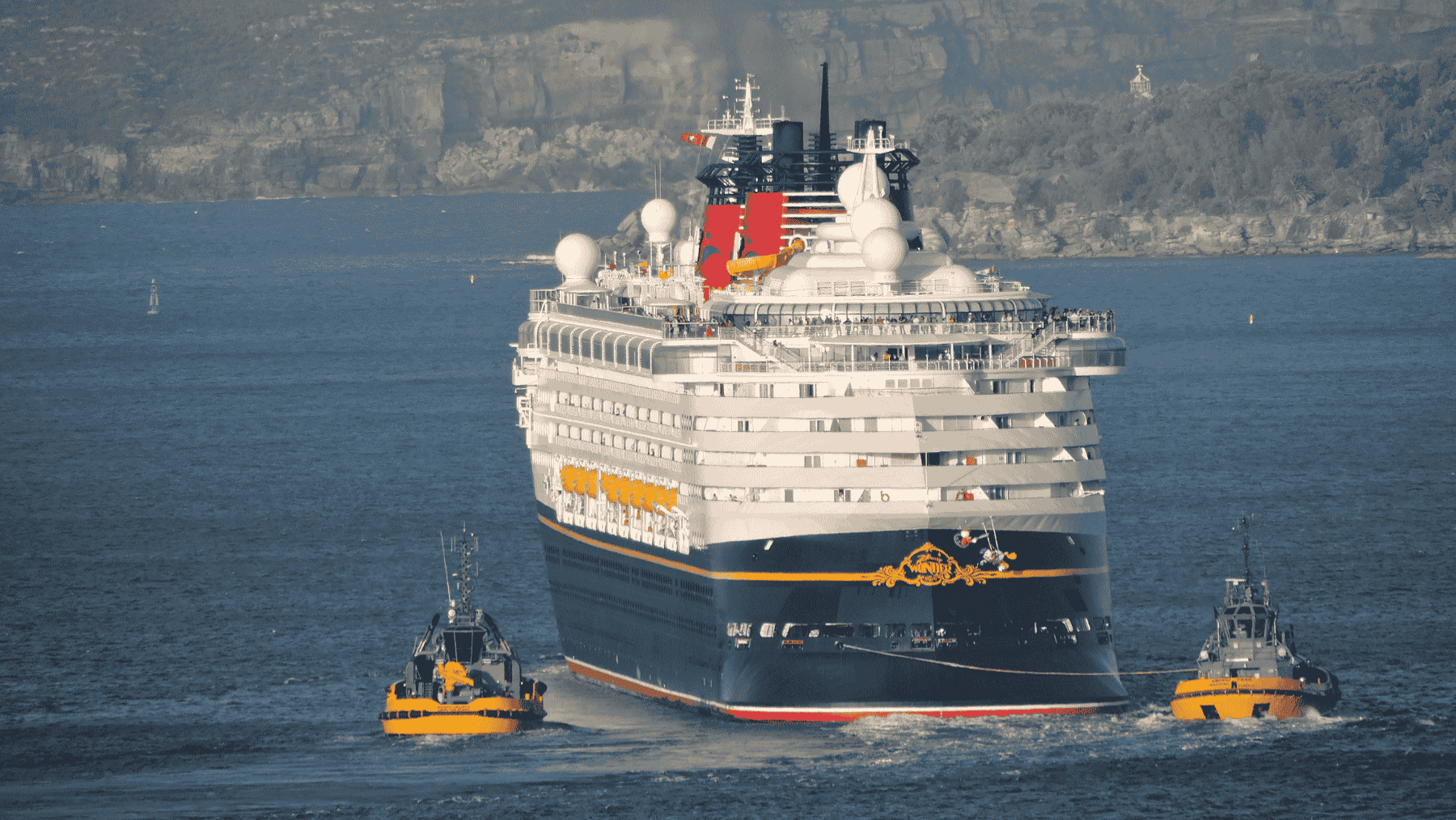 Disney Wonder leaves Sydney for the last time