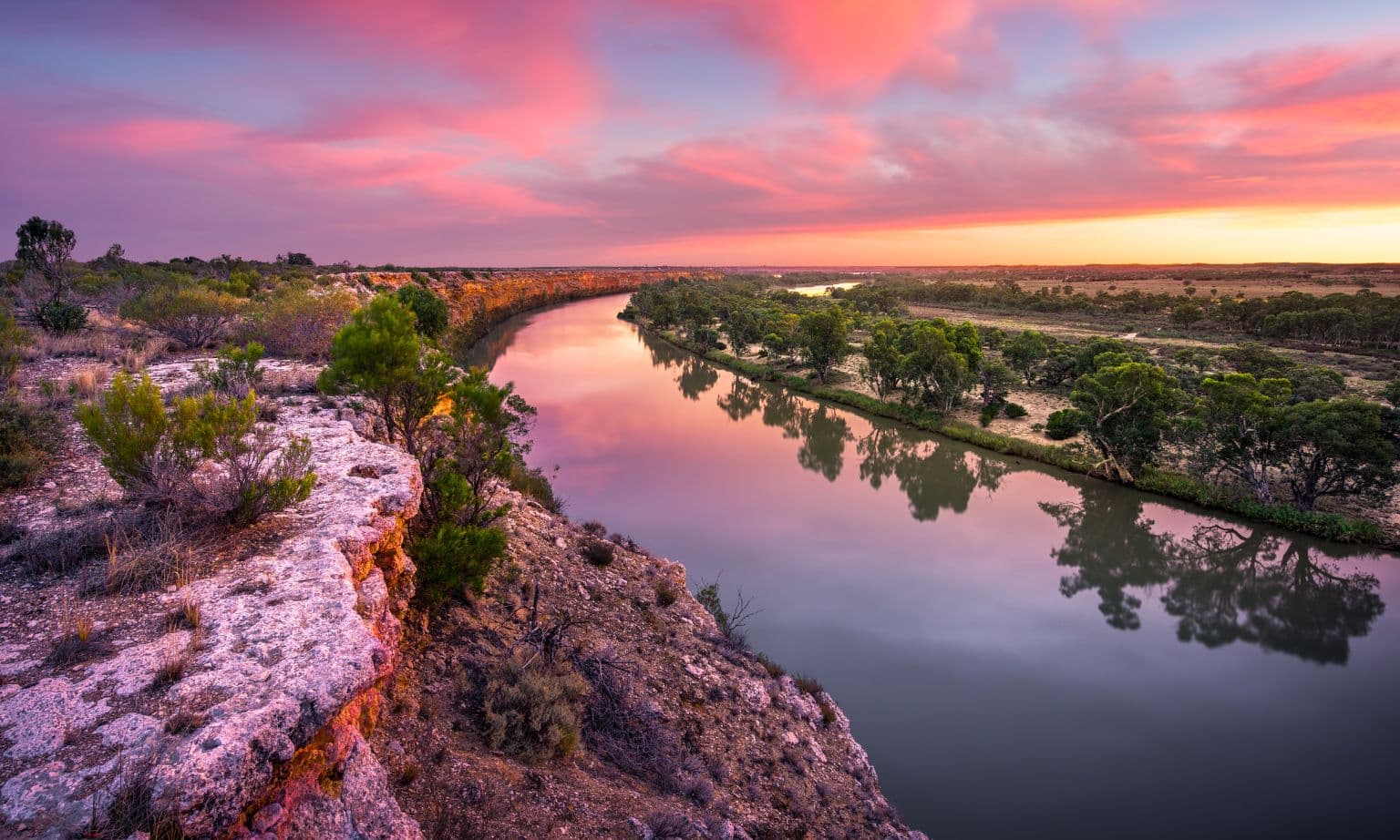 Sunset Murray River