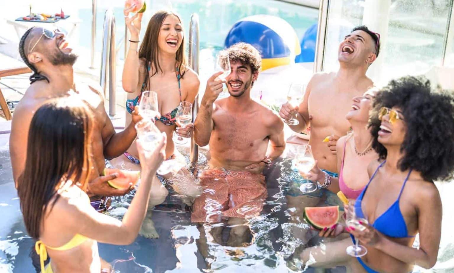 adults on cruise ship