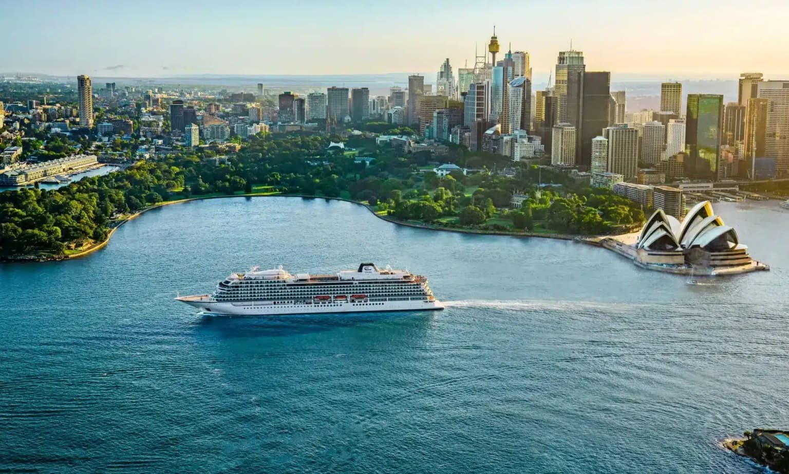 Viking ship sailing in Sydney