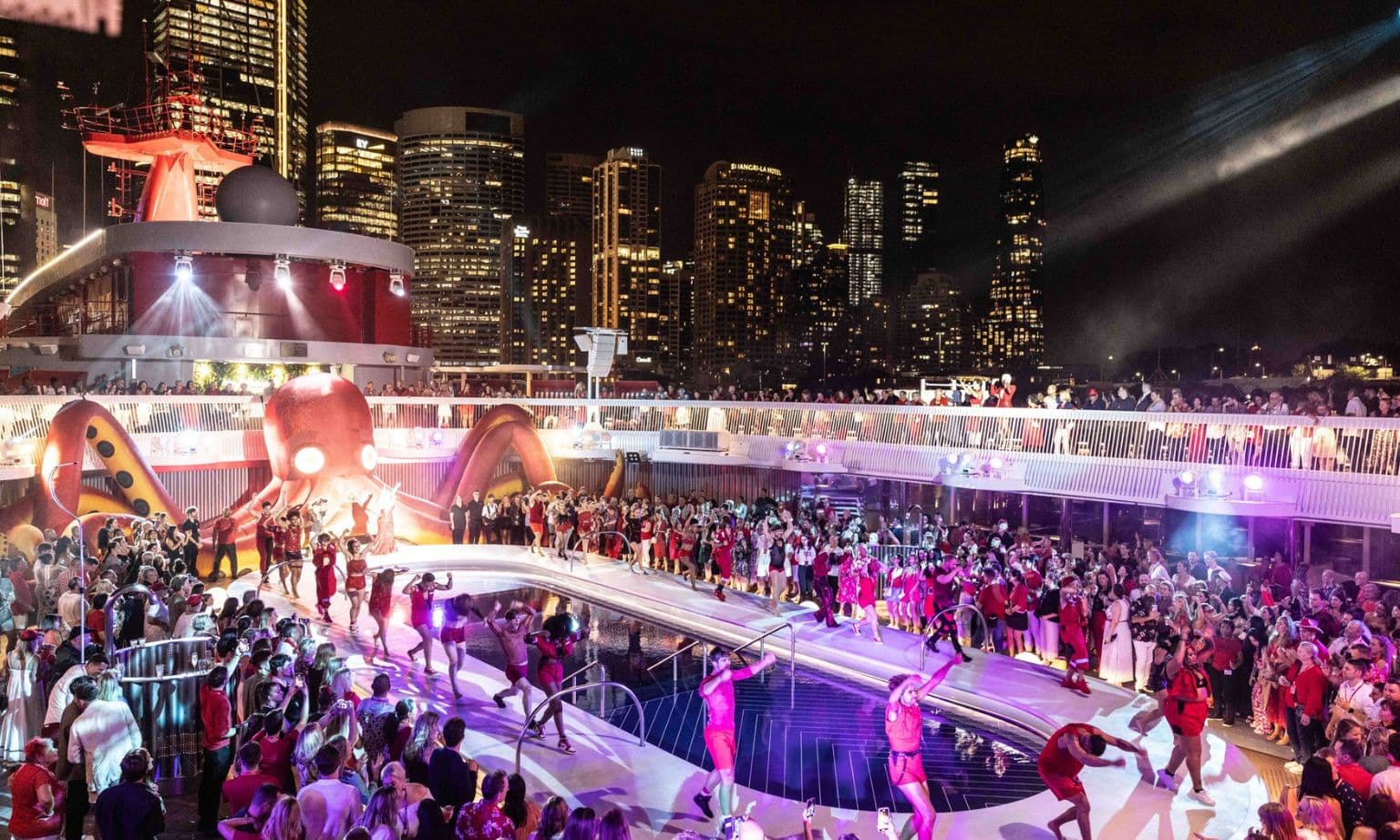 Virgin Voyages party