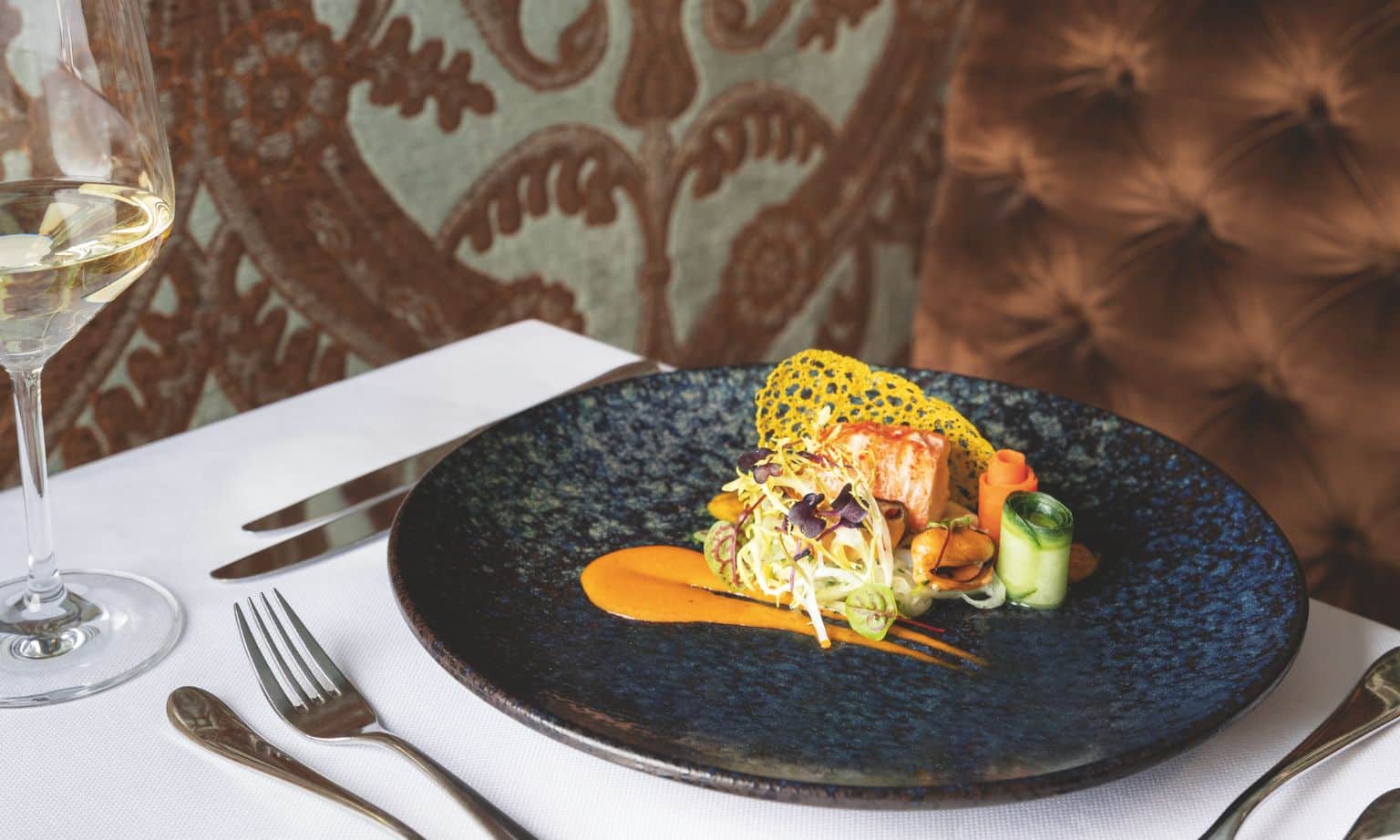 A plate of lobster on the SS Venezia
