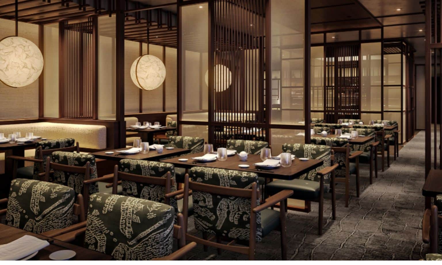 Crystal Grace restaurants and interiors