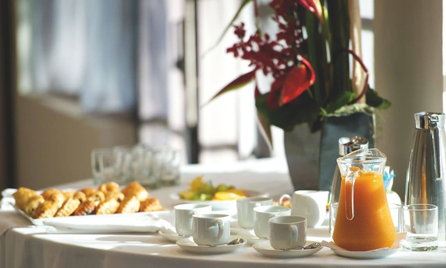 The breakfast spread at Te Moana The breakfast spread at Te Moana