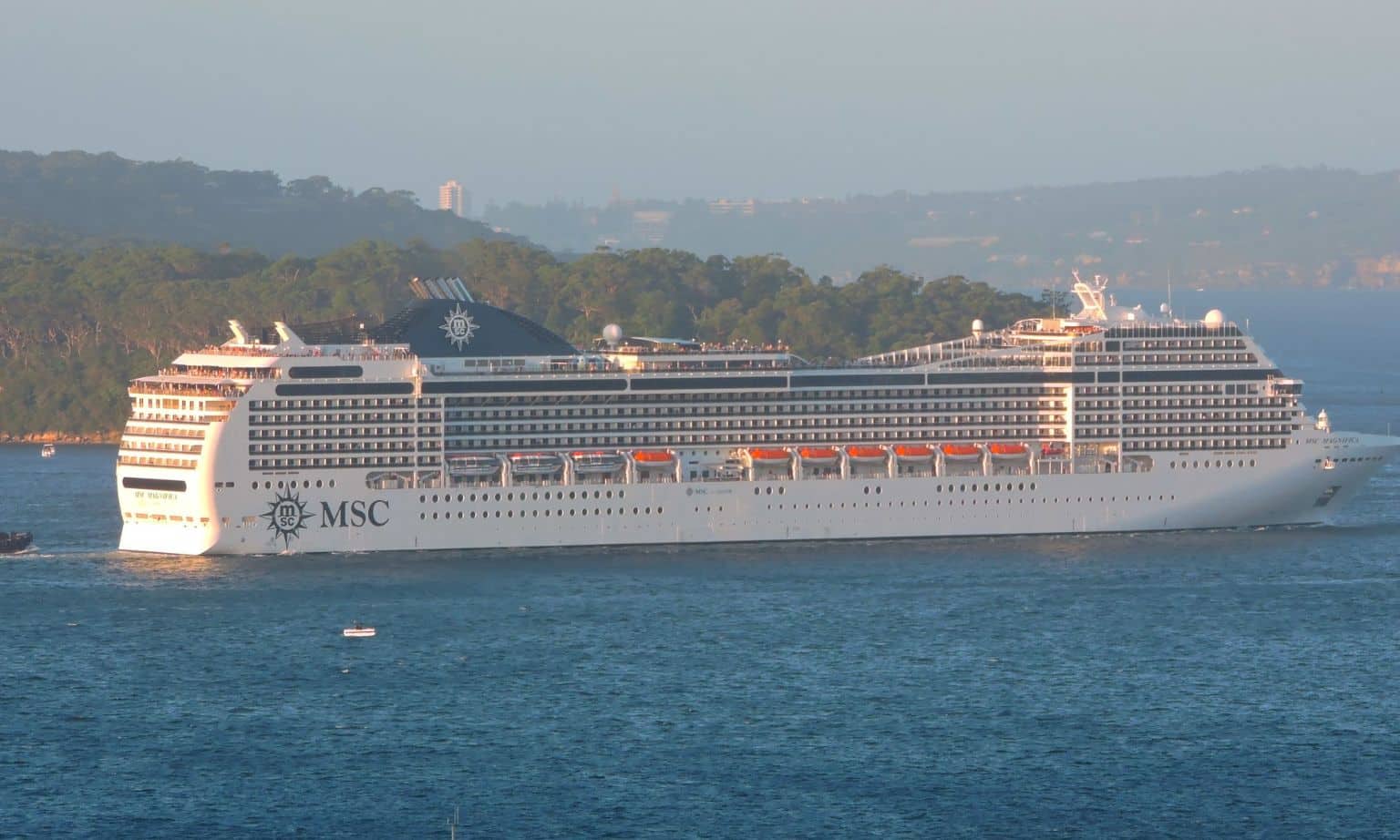 Carnival ship in Sydney