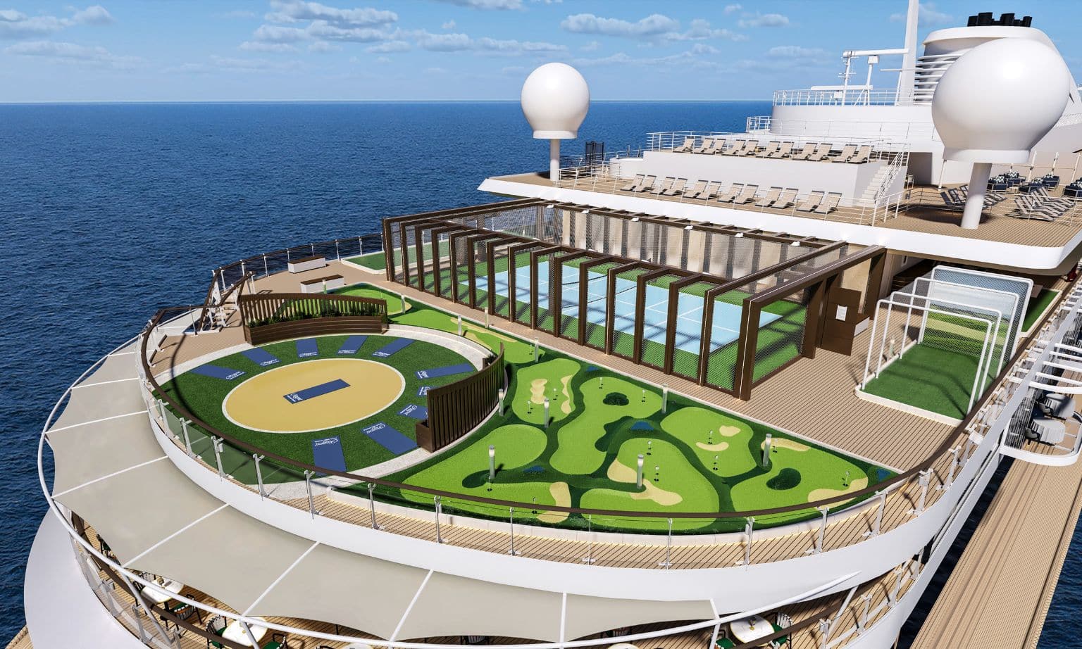 Seven Seas Prestige's Sports Deck