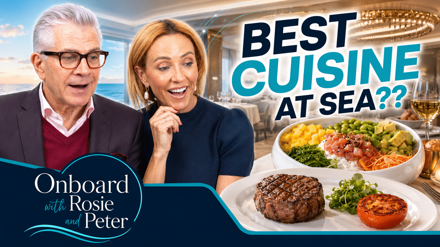 Best Cuisine at Sea - On Board with Cruise Passenger podcast Best Cuisine at Sea - On Board with Cruise Passenger podcast