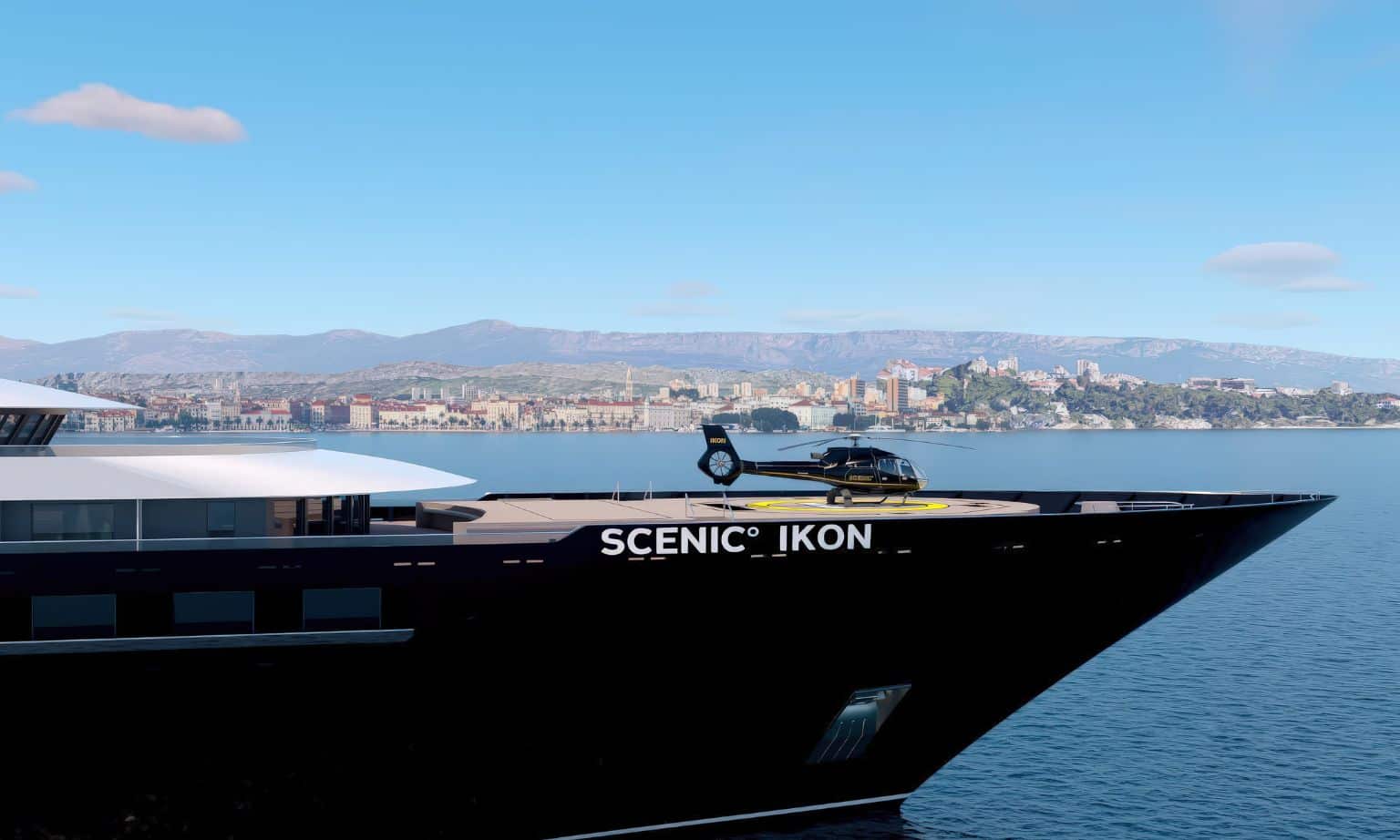 Scenic Ikon with helicopter