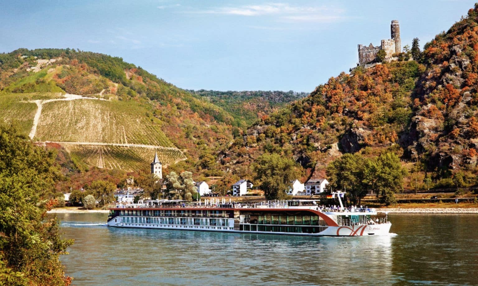The AmaSofia ship sailing in Europe