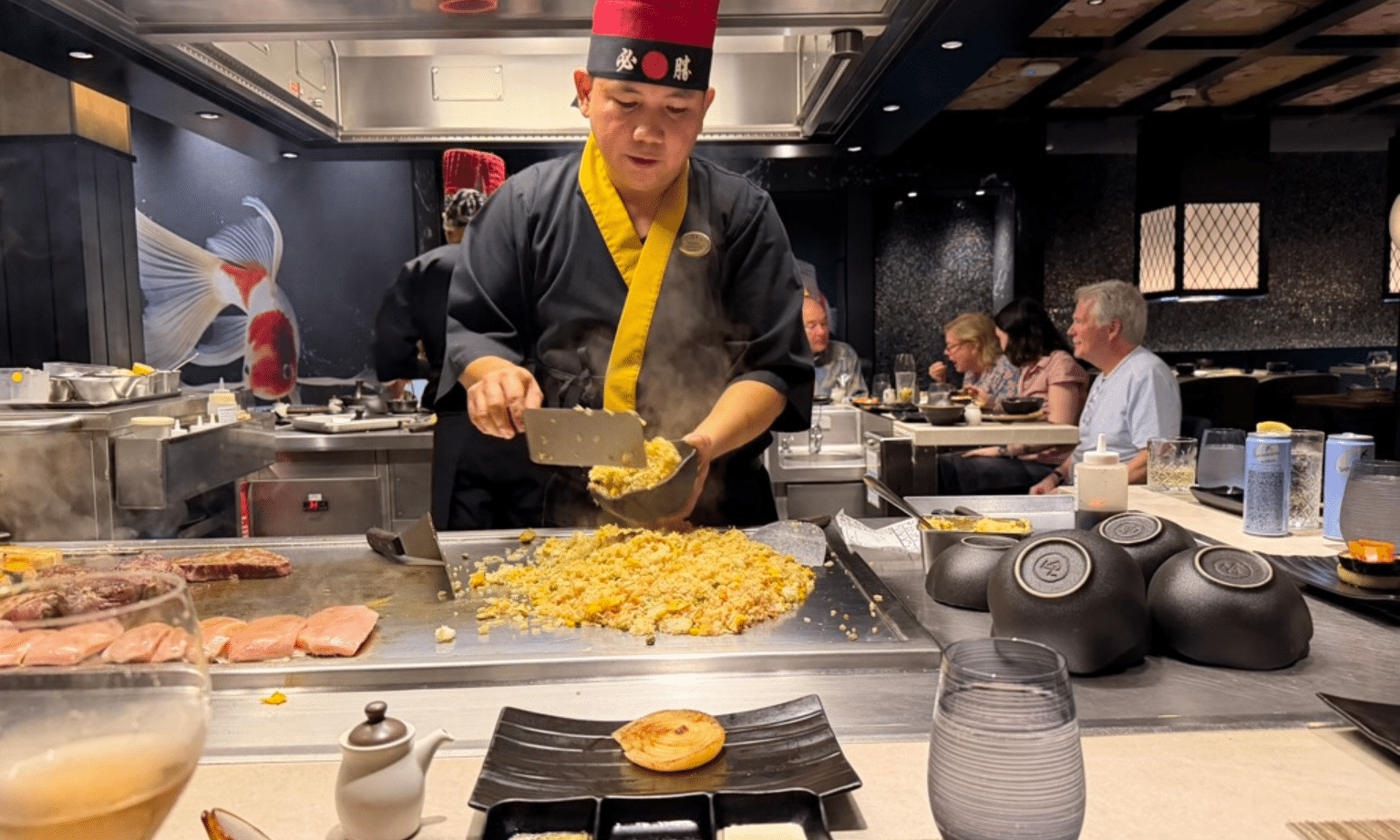 Umai Teppanyaki onboard Sun Princess
